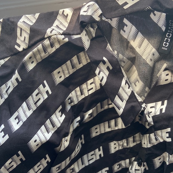 NEW Billie Eilish Button Up Shirt - Picture 3 of 4